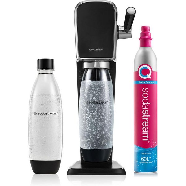 SodaStream Wassersprudler Art, (mit CO2-Zylinder und 1L spülmaschinenfeste Flasche)