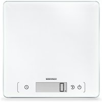 Soehnle Küchenwaage Page Comfort 400, (1-tlg), LCD-Anzeige, flaches Design, bis 10kg, Zuwiegefunktion, mit Batterien