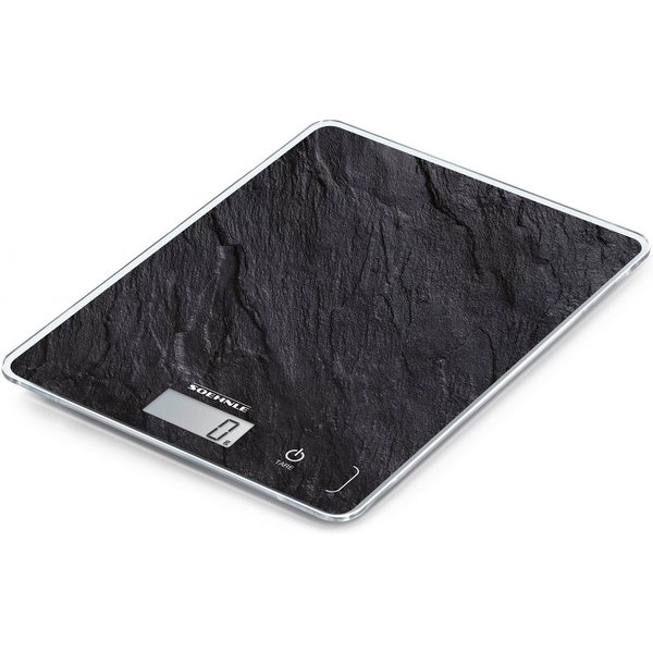 Soehnle Küchenwaage Page Compact 300 Slate, Tragkraft 5 kg, 1 g genaue Teilung
