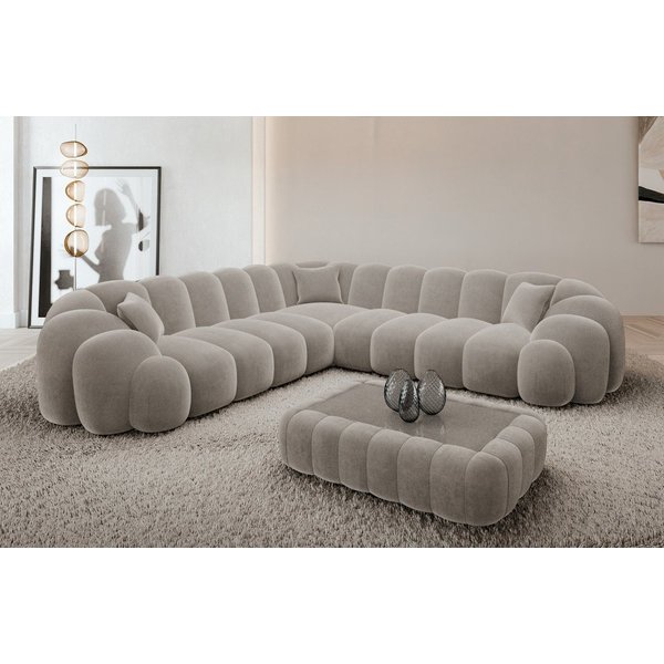 Sofa Dreams Ecksofa Rajada L Form Couch, 4-Sitzer, Design, Eckcouch, Stoffbezug