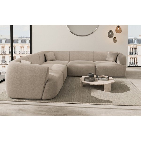 Sofa Dreams Ecksofa Sofa Stoff Eckcouch Polster Ecksofa Tabarca L Form Stoffsofa, Loungesofa