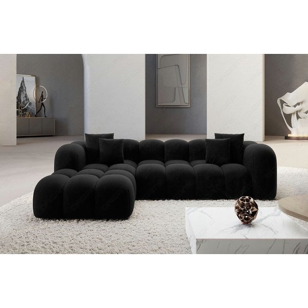 Sofa Dreams Ecksofa Stoffsofa Eckcouch Polster Eck Sofa Formentera L Form kurz Stoff, Loungesofa