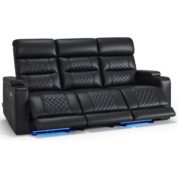 MCombo Sofa M MCombo 1-Sitzer/2-Sitzer/3-Sitzer Sofa, mit verstellbaren Kopfstützen,mit Herz-Waage-Position