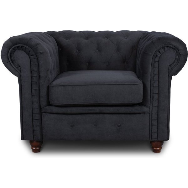 Sofnet Ohrensessel Asti 1, Chesterfield Sessel, Sofagarnitur, Glamour Couch