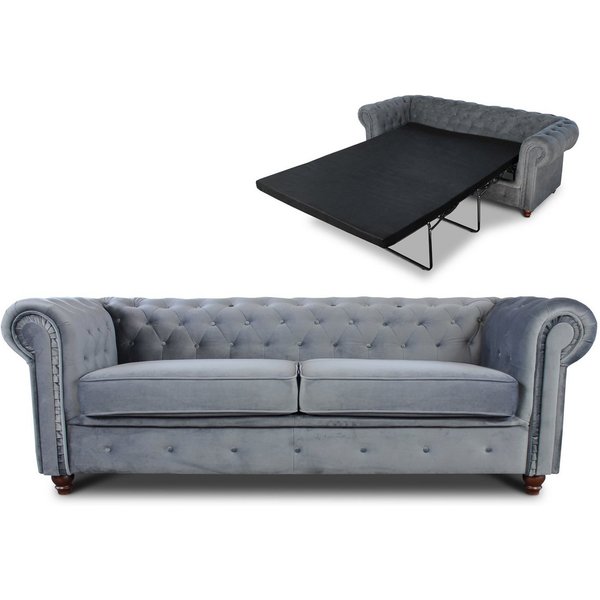 Sofnet Schlafsofa Asti 3 Bis, mit Schlaffunktion, Chesterfield Sofa 3-er, Sofagarnitur, Bettsofa
