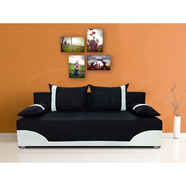 Sofnet Schlafsofa Dario, mit Schlaffunktion und Bettkasten, Bettsofa, Couch, Sofagarnitur