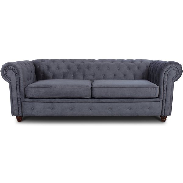 Sofnet Sofa Asti 3, Chesterfield Sofa 3-er, Sofagarnitur, Glamour Couch