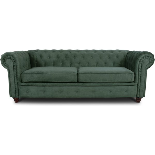 Sofnet Sofa Asti 3, Chesterfield Sofa 3-er, Sofagarnitur, Glamour Couch