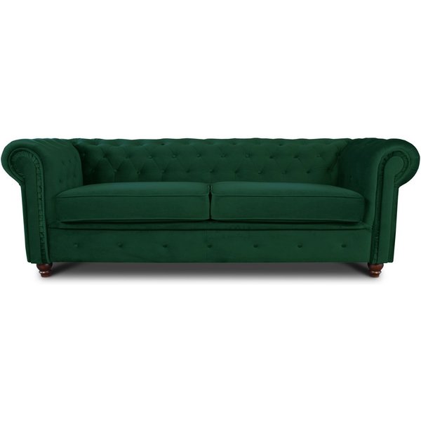 Sofnet Sofa Asti 3, Chesterfield Sofa 3-er, Sofagarnitur, Glamour Couch