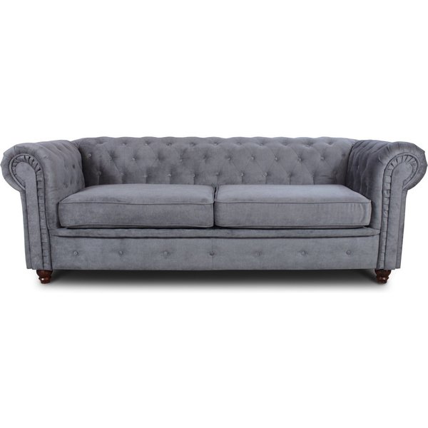 Sofnet Sofa Asti 3, Chesterfield Sofa 3-er, Sofagarnitur, Glamour Couch