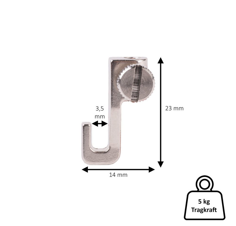 SOFT-RAIL Bilderschienenset Galerieschiene 1,5 Meter (1 x 1,5 m) BUDGET, Wandmontage, inkl. Montagematerial, Seile und Haken – Bild 3 von 5