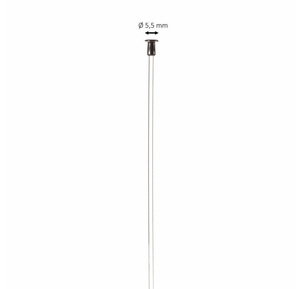 SOFT-RAIL Bilderschienenset Galerieschiene 6 Meter (4 x 1,5 m) BUDGET, Wandmontage, inkl. Montagematerial, Seile und Haken – Bild 5 von 5