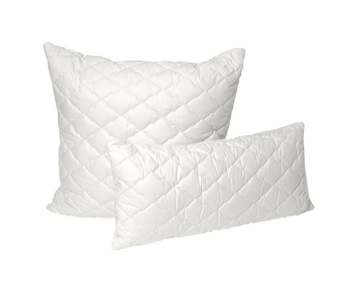 Softsan Microfaserkissen Bio Hygienic, Füllung: Marken Klimafaser (100% Polyester), bauschig, Bezug: Bio Baumwolle, Bauchschläfer, Seitenschläfer, Rückenschläfe – Bild 2 von 4