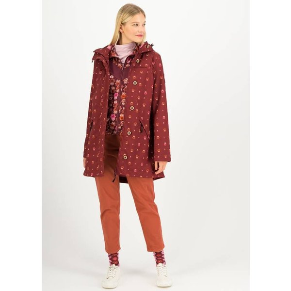 Blutsgeschwister Softshelljacke Blutsgeschwister Wild Weather Long Anorak Damen Jacke Softshell Mantel