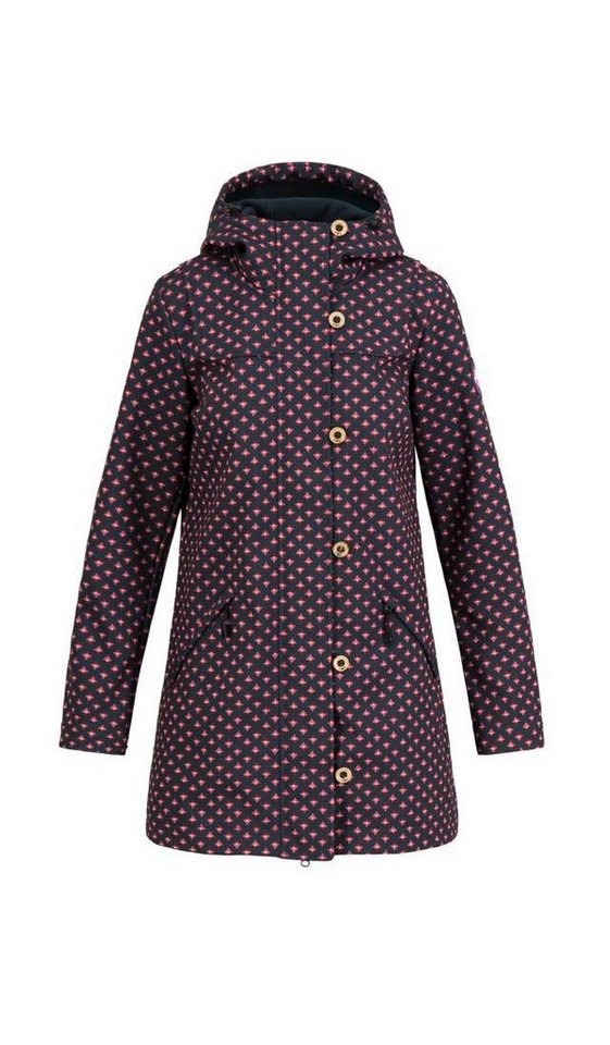 Blutsgeschwister Softshelljacke Blutsgeschwister Wild Weather Long Anorak Damen Jacke Softshell Mantel – Bild 2 von 4