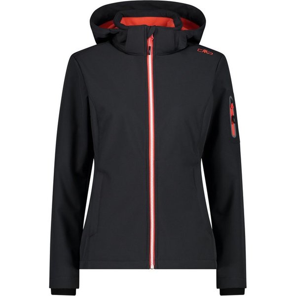 CMP Softshelljacke CMP Damen Softshelljacke Woman Jacket Zip Hood 39A5006