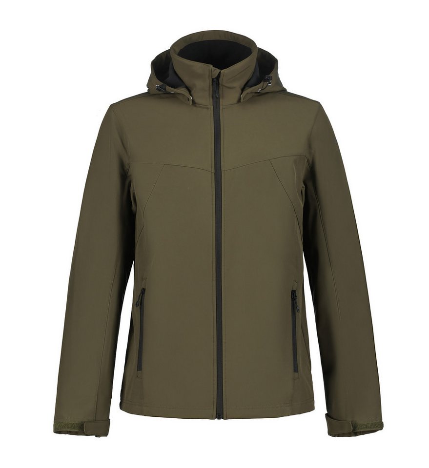 Icepeak Softshelljacke ICEPEAK BRIMFIELD mit abnehmbarer Kapuze, winddicht, wasserabweisend, atmungsaktiv – Bild 2 von 5