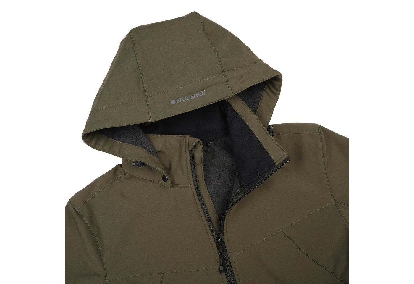 Icepeak Softshelljacke ICEPEAK BRIMFIELD mit abnehmbarer Kapuze, winddicht, wasserabweisend, atmungsaktiv – Bild 5 von 5