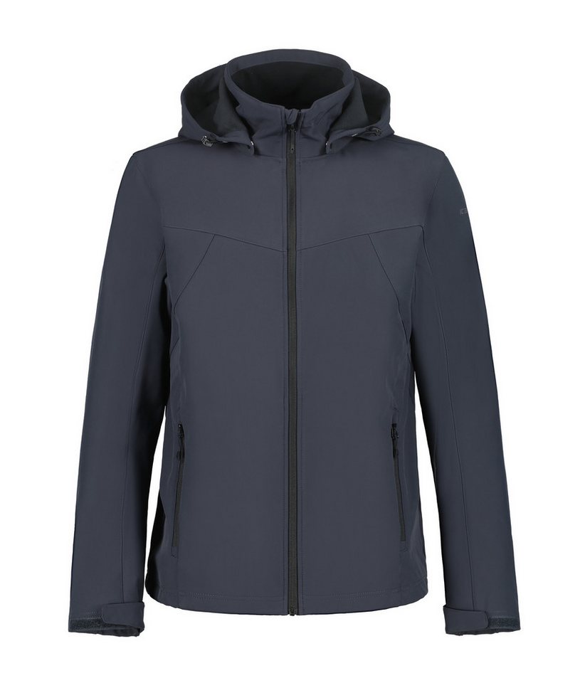 Icepeak Softshelljacke ICEPEAK BRIMFIELD mit abnehmbarer Kapuze, winddicht, wasserabweisend, atmungsaktiv – Bild 2 von 5