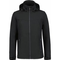 Icepeak Softshelljacke ICEPEAK BRIMFIELD mit abnehmbarer Kapuze, winddicht, wasserabweisend, atmungsaktiv