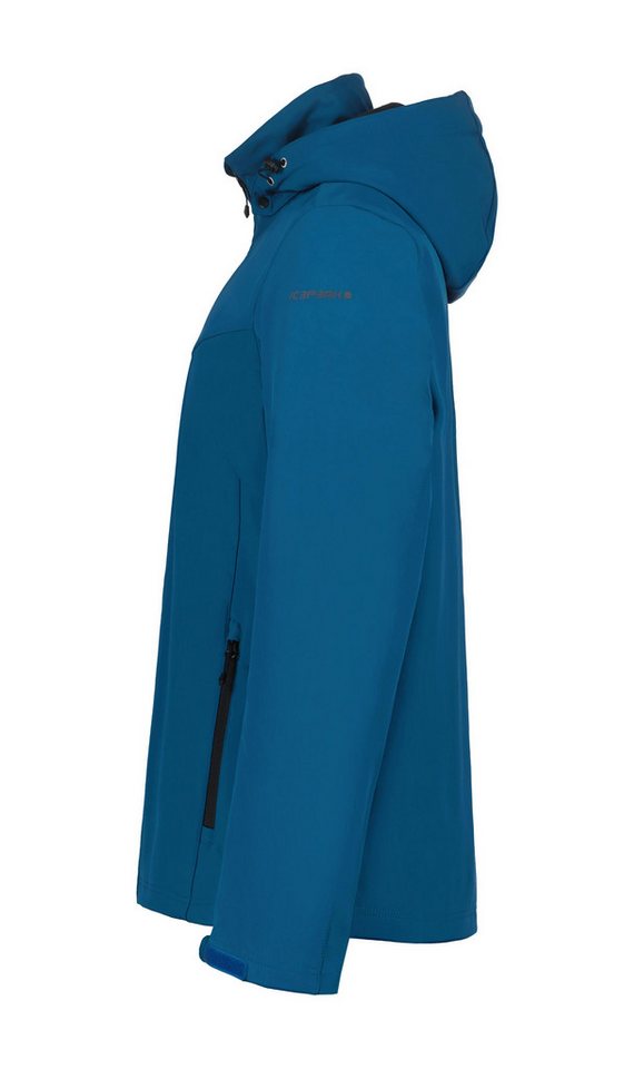 Icepeak Softshelljacke ICEPEAK BRIMFIELD mit abnehmbarer Kapuze, winddicht, wasserabweisend, atmungsaktiv – Bild 4 von 5