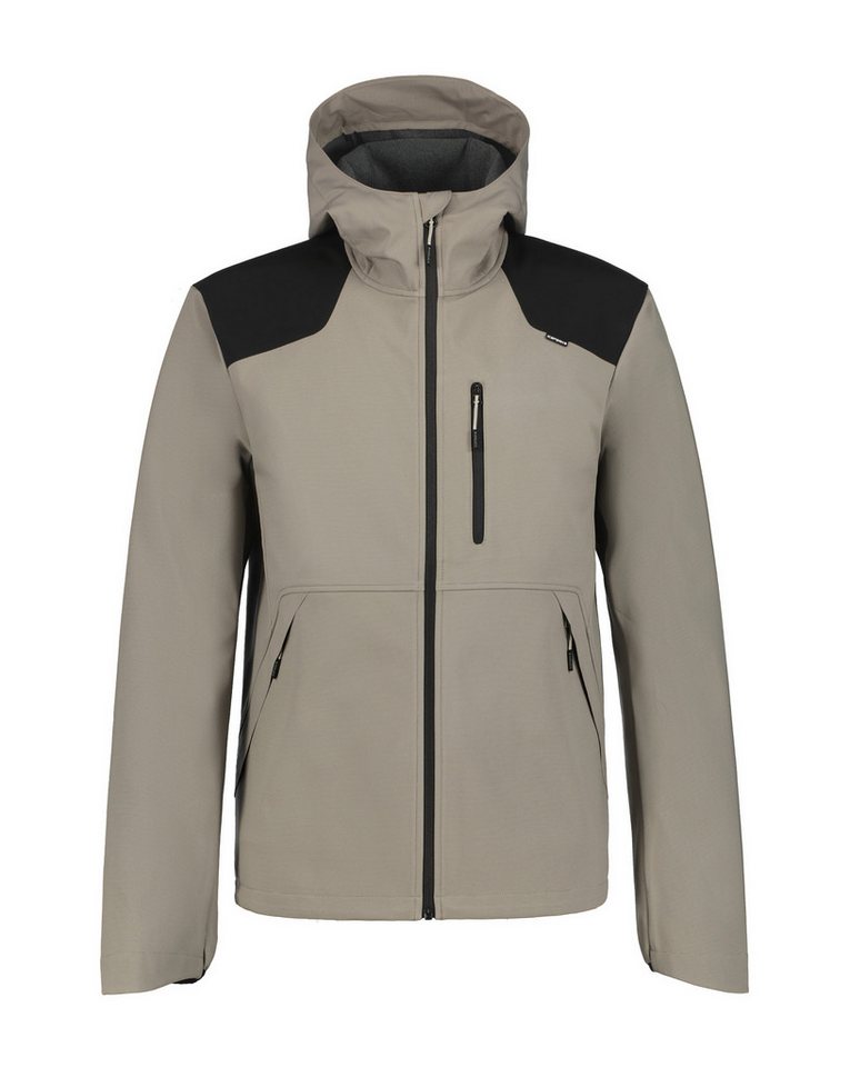 Icepeak Softshelljacke ICEPEAK BUXTON wasserabweisend, mit fester, zweifach verstellbarer Kapuze – Bild 4 von 5