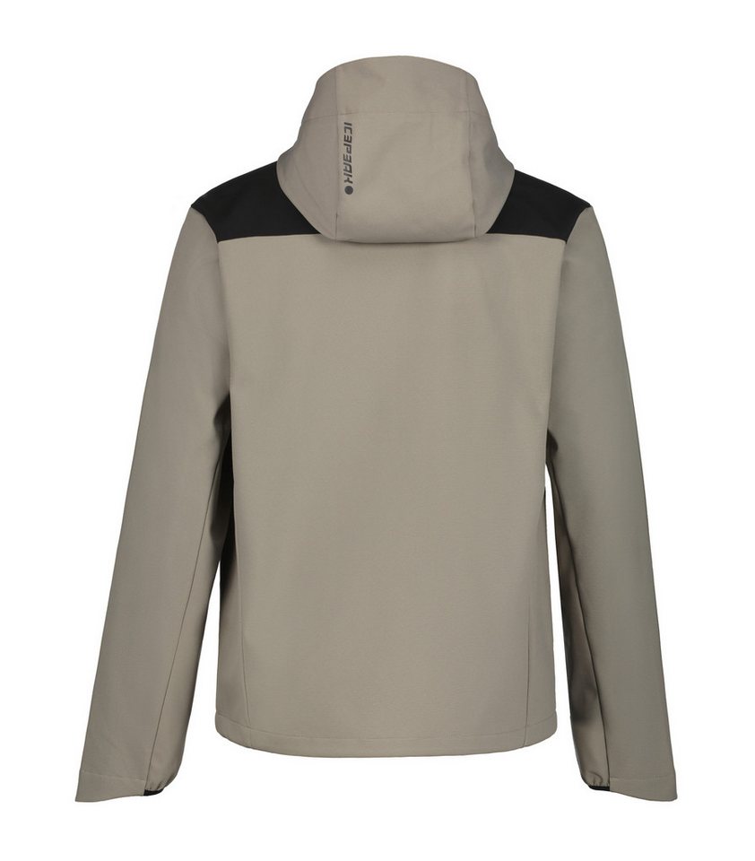 Icepeak Softshelljacke ICEPEAK BUXTON wasserabweisend, mit fester, zweifach verstellbarer Kapuze – Bild 5 von 5