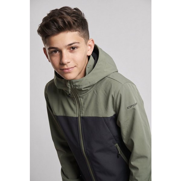 Icepeak Softshelljacke ICEPEAK KONAN JR Reißverschlusstaschen, atmungsaktiv, winddicht, wasserabweisend
