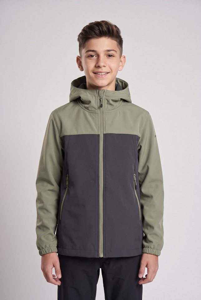 Icepeak Softshelljacke ICEPEAK KONAN JR Reißverschlusstaschen, atmungsaktiv, winddicht, wasserabweisend – Bild 2 von 5