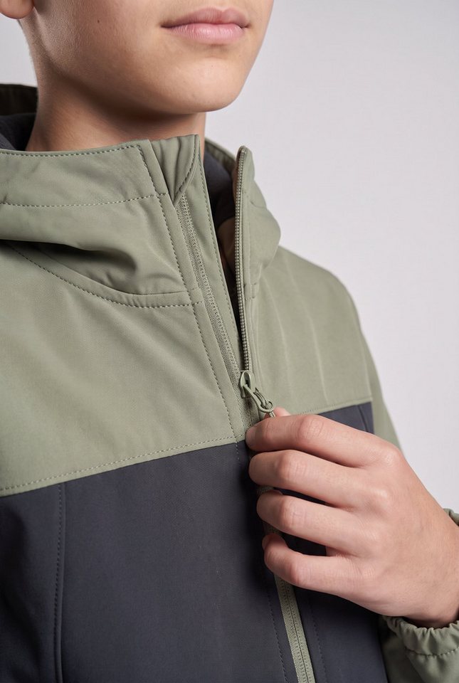 Icepeak Softshelljacke ICEPEAK KONAN JR Reißverschlusstaschen, atmungsaktiv, winddicht, wasserabweisend – Bild 4 von 5