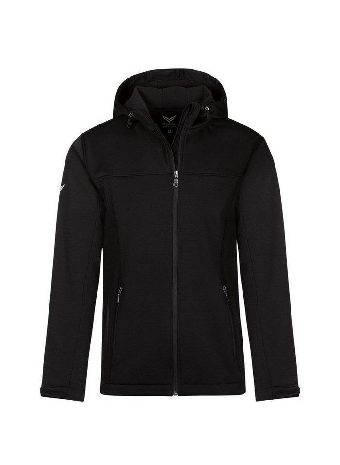 Trigema Softshelljacke TRIGEMA Klassische Softshell–Kapuzenjacke (1-St) – Bild 2 von 3