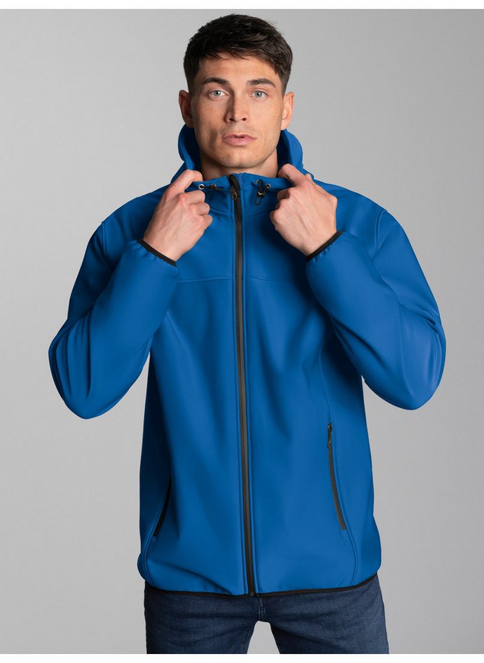 Trigema Softshelljacke TRIGEMA Klassische Softshell–Kapuzenjacke (1-St) – Bild 3 von 4