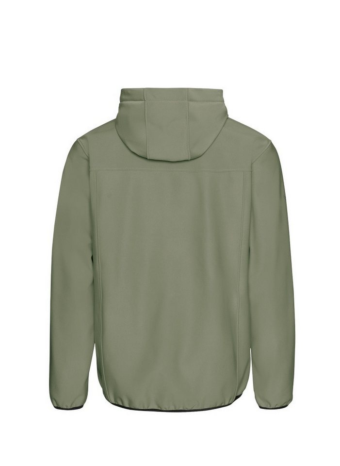 Trigema Softshelljacke TRIGEMA Klassische Softshell–Kapuzenjacke (1-St) – Bild 4 von 4