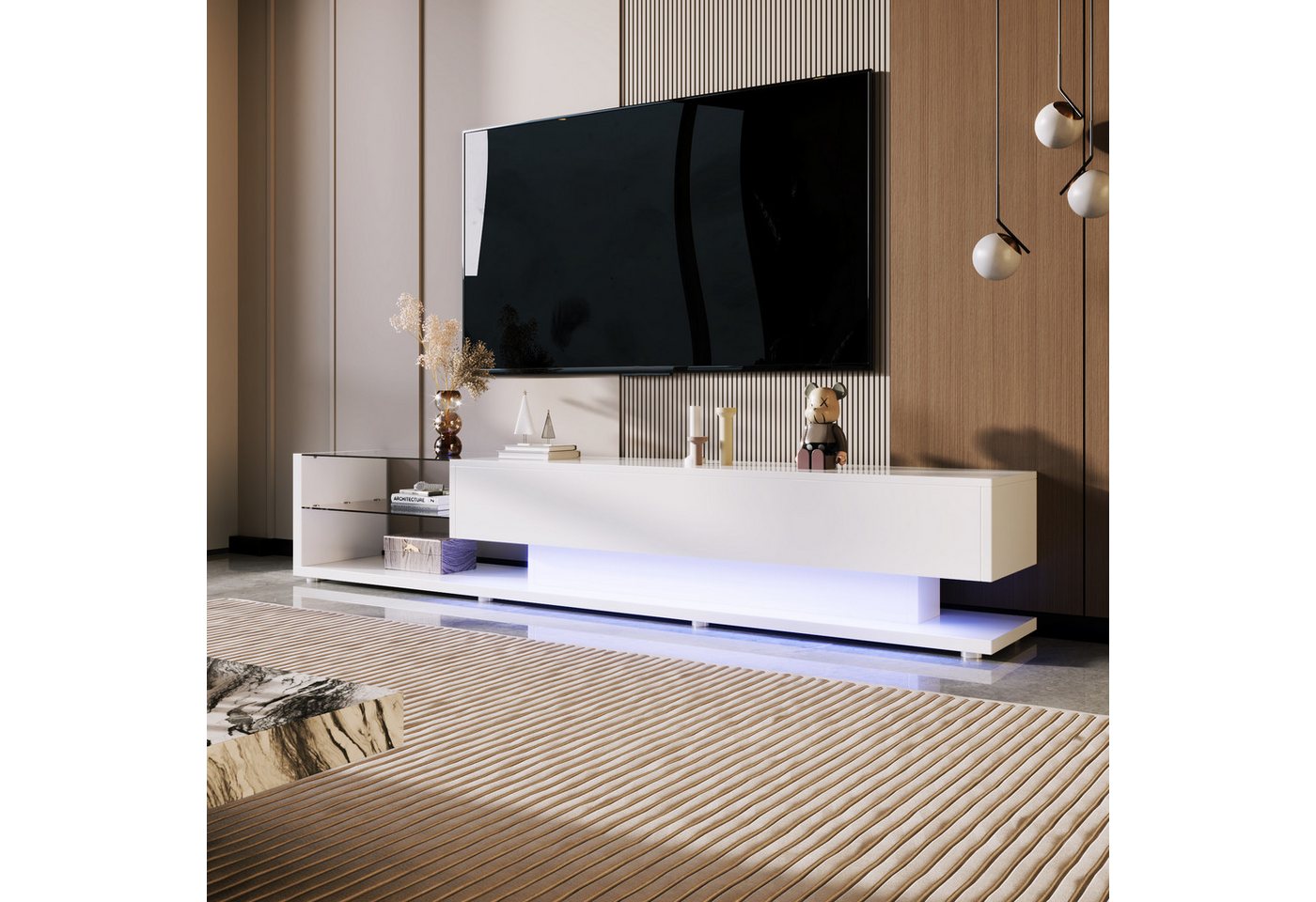 SOFTWEARY Lowboard Breite 170 cm, stehend, Modernes TV-Board, TV-Schrank – Bild 5 von 5