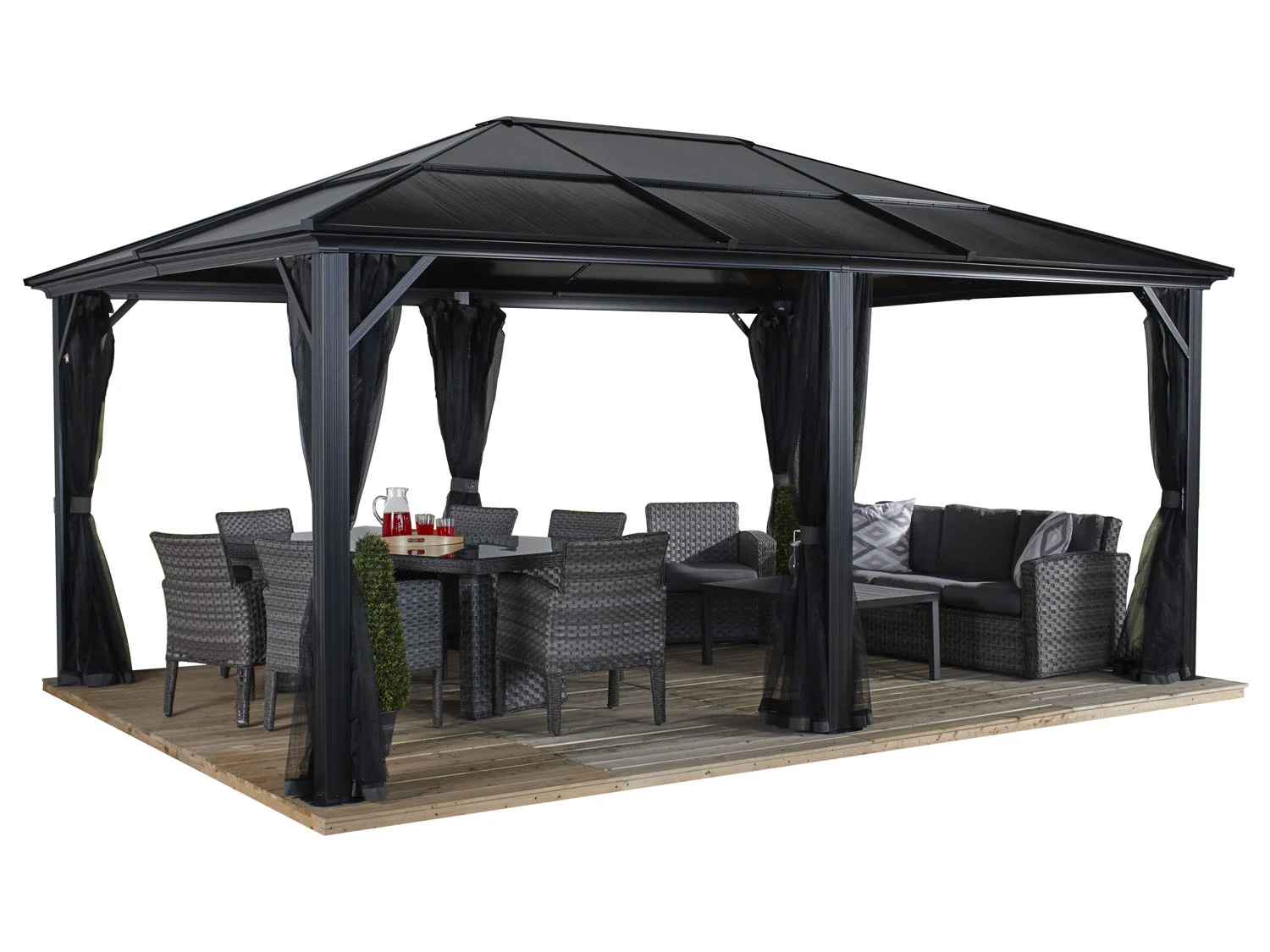 SOJAG CANADA Aluminium Pavillon »Meridien«, 12 x 16 – Bild 2 von 4
