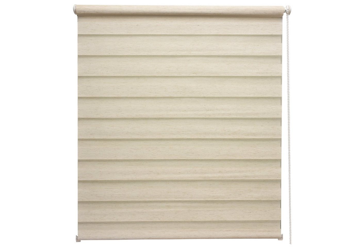 Doppelrollo Doppelrollo SolDecor DL2, 40x150cm, Leinen – Klemmfix ohne Bohren, Sol Royal, Fensterrollo Innen Rollos für Fenster ohne Bohren Sicht & Sonnenschutz – Bild 3 von 5