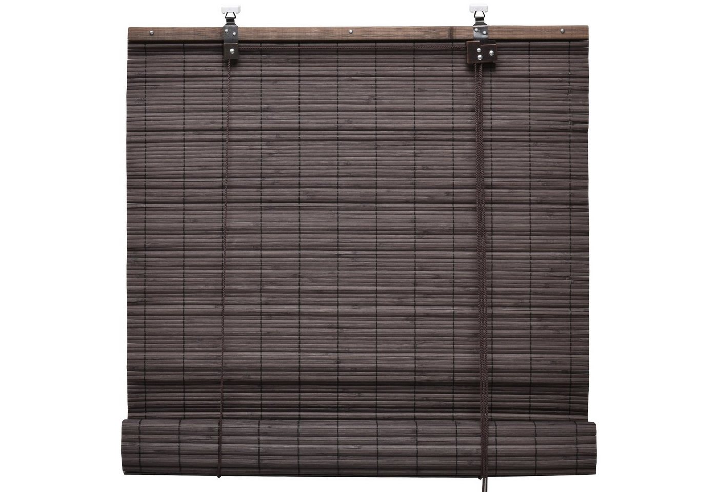 Rollo Bambusrollo SolDecor B86, 60x160cm, Braun – Klemmfix ohne Bohren, Sol Royal, Raffrollo Bambus Inkl Klemmfix, Holzrollo mit Kindersicherheitsclip – Bild 2 von 4
