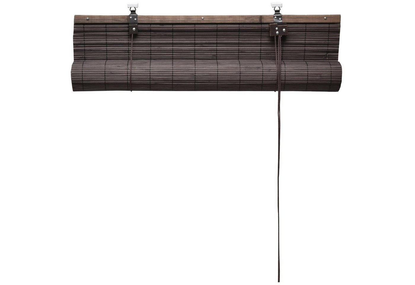 Rollo Bambusrollo SolDecor B86, 60x160cm, Braun – Klemmfix ohne Bohren, Sol Royal, Raffrollo Bambus Inkl Klemmfix, Holzrollo mit Kindersicherheitsclip – Bild 3 von 4