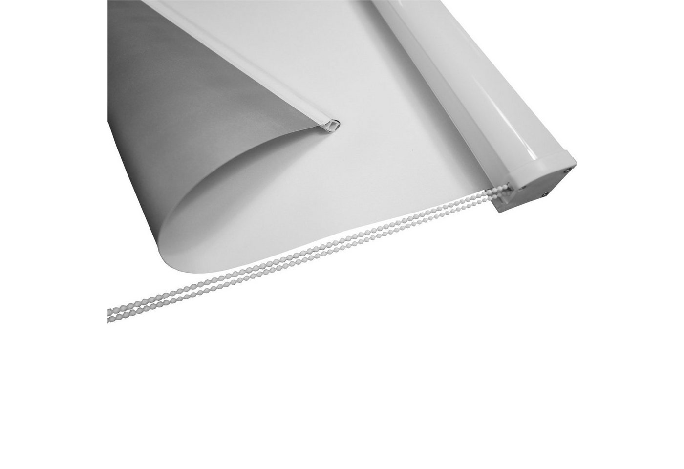 Rollo Thermorollo SolReflect K24, 60x175cm, Weiß, Verdunkelung, Sol Royal, ohne Bohren, Blackout Thermorollo seitliche Führungsschienen – Bild 3 von 5