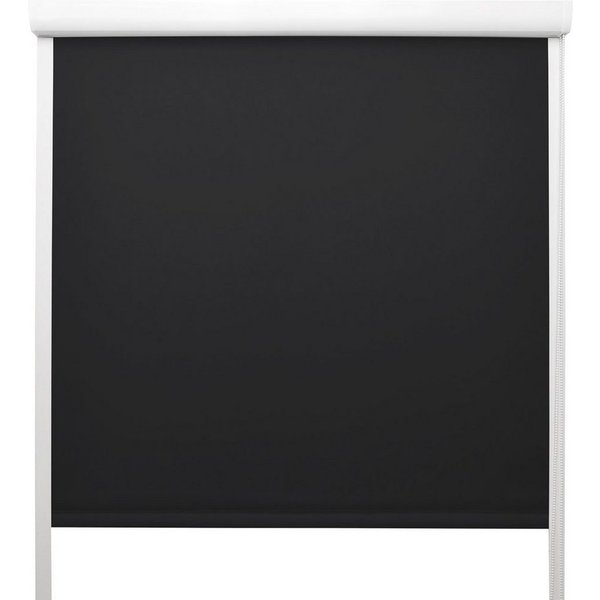 Rollo Thermorollo SolReflect K24, 60x175cm, Schwarz, Verdunkelung, Sol Royal, ohne Bohren, Blackout Thermorollo seitliche Führungsschienen