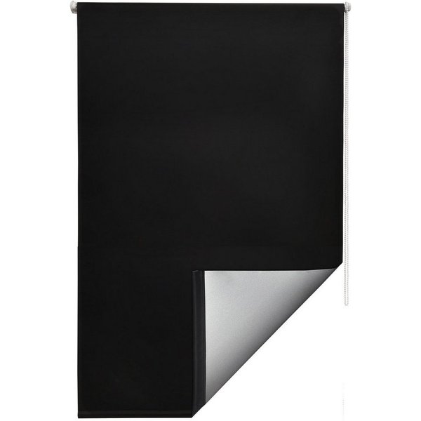 Rollo Thermorollo SolReflect T42, 45x160cm, Schwarz, Verdunkelung, Sol Royal, Rollos für Fenster ohne Bohren mit Thermobeschichtung Wärmeschutz