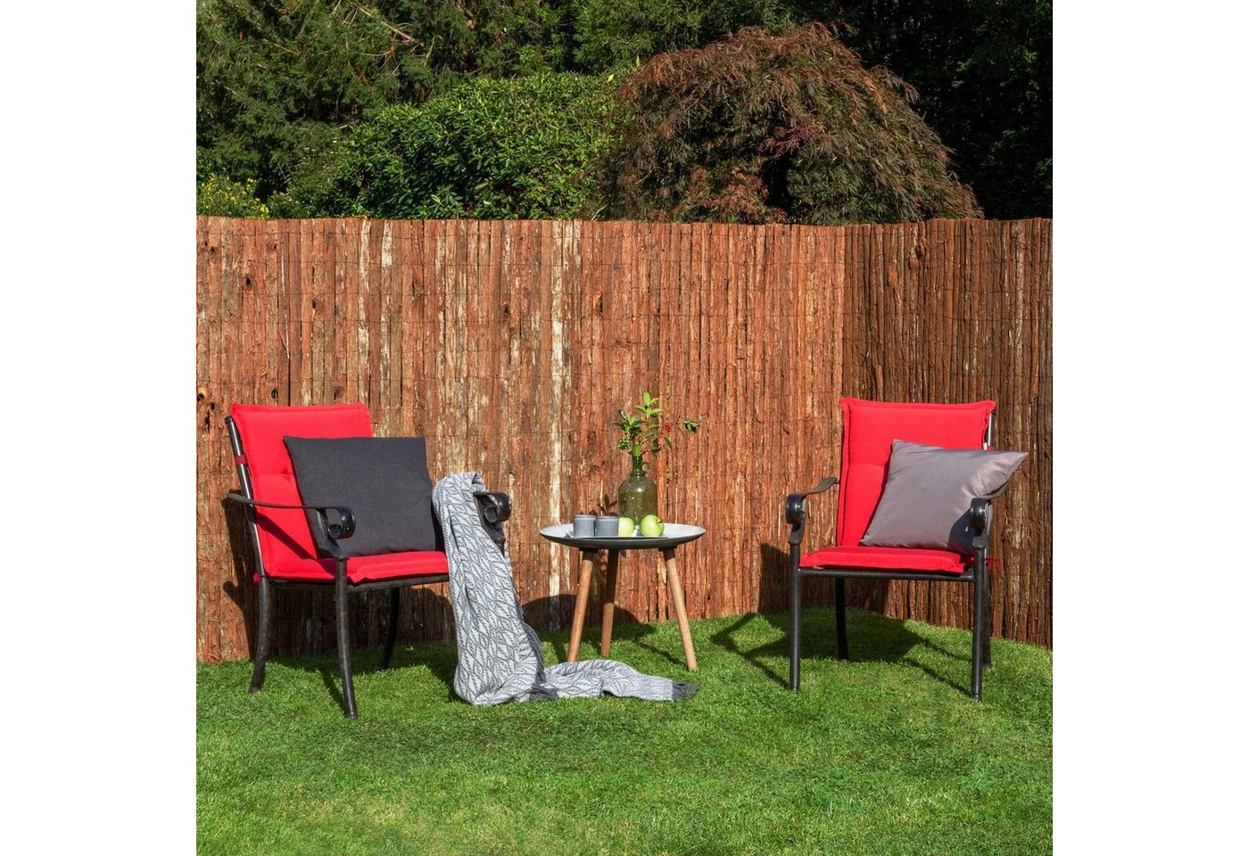 Sol Royal Sichtschutzzaunmatten Sichtschutz Rinde SolVision R63 Natur, 80x300cm, (HxB), Sichtschutz Rindenmatte für Balkon Garten oder Windschutz Blickschutz – Bild 2 von 5