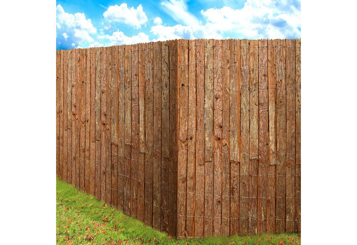 Sol Royal Sichtschutzzaunmatten Sichtschutz Rinde SolVision R63 Natur, 80x300cm, (HxB), Sichtschutz Rindenmatte für Balkon Garten oder Windschutz Blickschutz – Bild 5 von 5