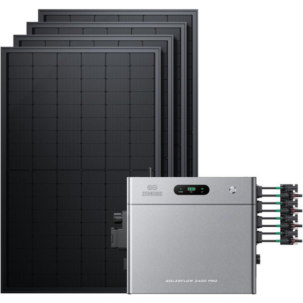 SolarMars Balkonkraftwerk mit Speicher 2000W Zendure SolarFlow 2400 PRO