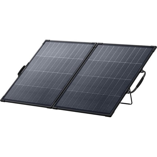 Anker Solarmodul Anker SOLIX PS200 Gen. 2 Bifaziales tragbares Solarpanel 200W, 200 W, N-Typ monokristalline, (Packung, 1-St., 1 Stück), Bifazial und faltbar mi