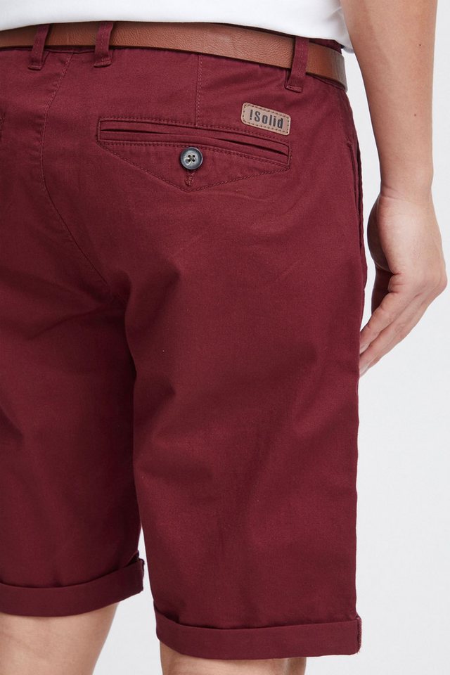 !Solid Chinoshorts SDMontijo Kurze Hose mit Gürtel – Bild 5 von 5