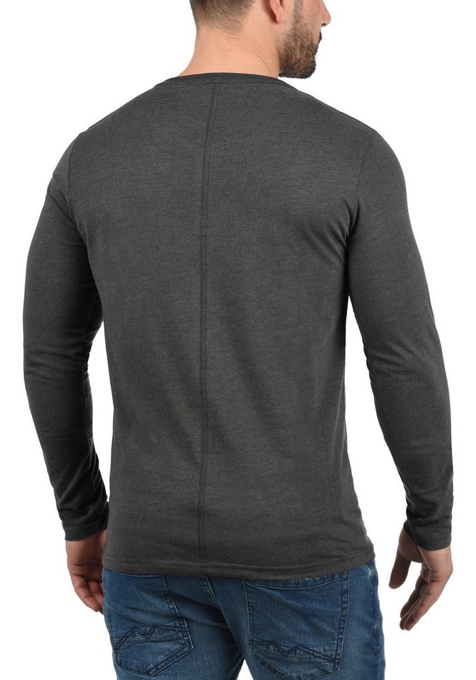 !Solid Langarmshirt SDDoriano Longsleeve im Double-Layer Look – Bild 3 von 5