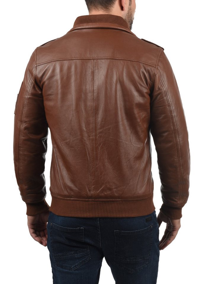 !Solid Lederjacke SDFamash Bikerjacke aus 100% Schafsleder – Bild 4 von 5