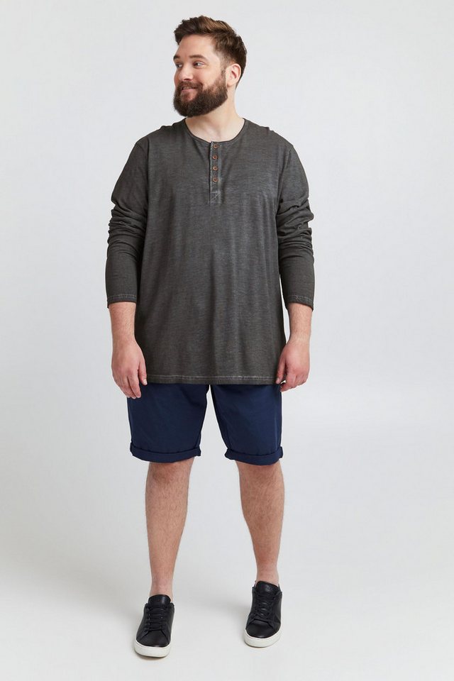!Solid Longsleeve SDTimur Big & Tall Modisches Oberteil in großen Größen – Bild 2 von 5