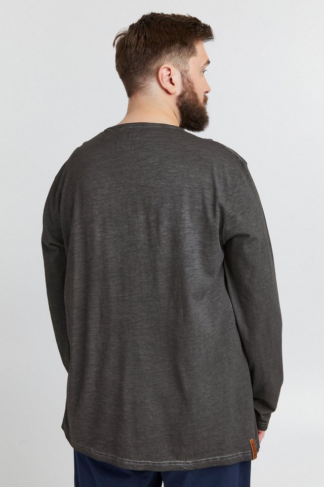 !Solid Longsleeve SDTimur Big & Tall Modisches Oberteil in großen Größen – Bild 3 von 5